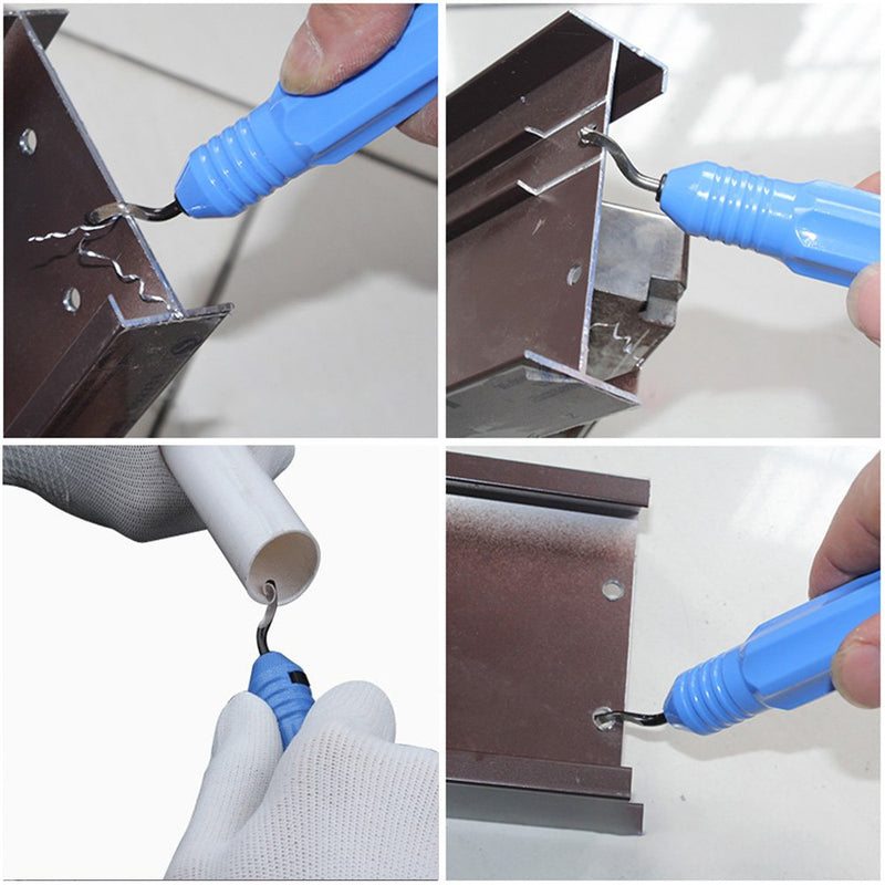 DODUOS deburring tool universal hand deburring tool with 10 spare blades deburring set for plastic, aluminum and stainless steel