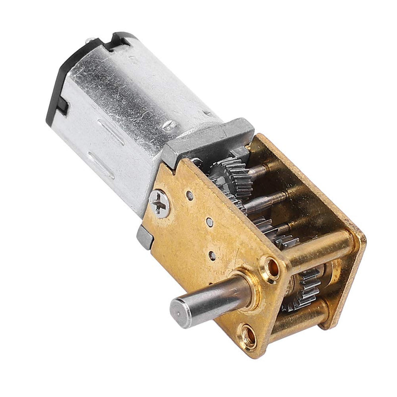 Mini gear motor, micro turbo worm gear motor 1218GE-N20 reduction gear motor, for electronic locks, intelligent cars, robots and cameras (DC3V 30RPM) (DC3V 16RPM) DC3V 16RPM