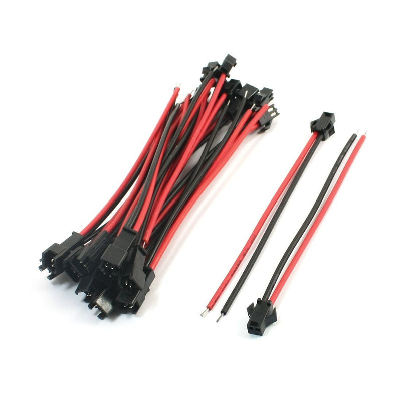 yueton 10 Pairs JST SM 2 Pins Plug Male and Female Wire Connector