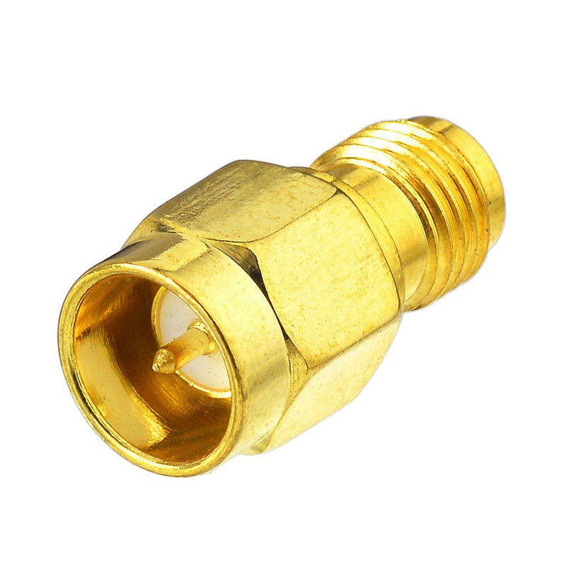 Eightwood SMA Male to Female Adapter Quick Push-On Connector (2 Pack) for RF Test Fitting Test