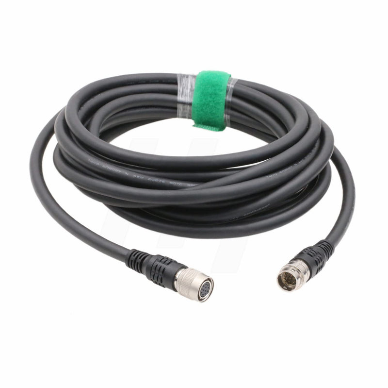 HangTon Extension Cable 12 Pin Hirose Male to Female for Sony Camera (1m) 1m