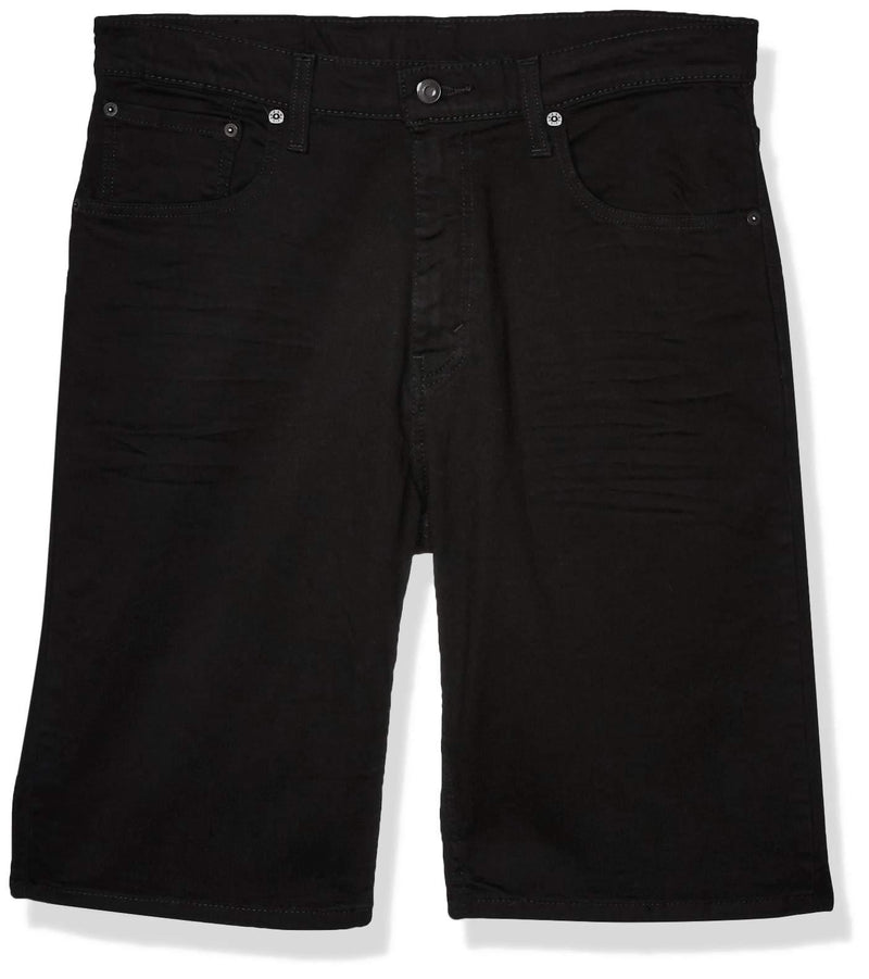 Levi's Men's 569 Loose Straight Denim Shorts Regular 29 Black 3d Washed (Waterless)