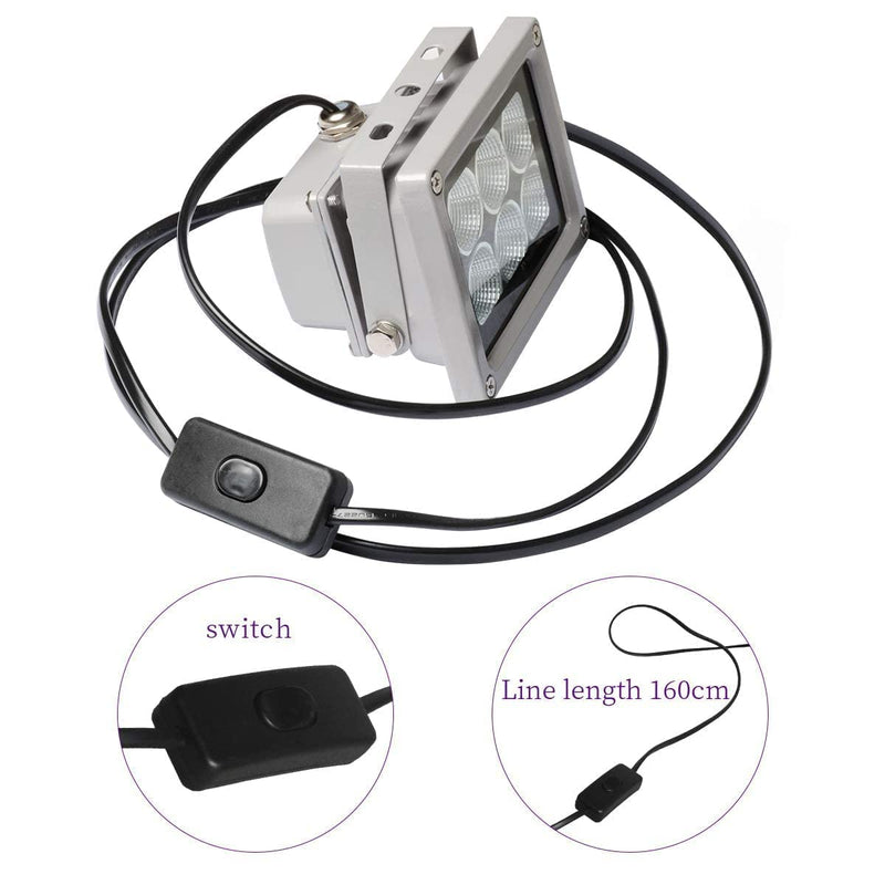3D Printer UV Resin Curing Light for SLA/DLP/LCD 3D Printing, Solidify Photosensitive Resin, 405nm UV LED Lights with 60w Output Affect