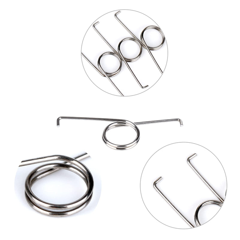 AIEX 15pcs Metal Trigger Keys Springs for Playstastion L2 R2 Buttons Springs for PS5 Springs Assembly Controller Replacement