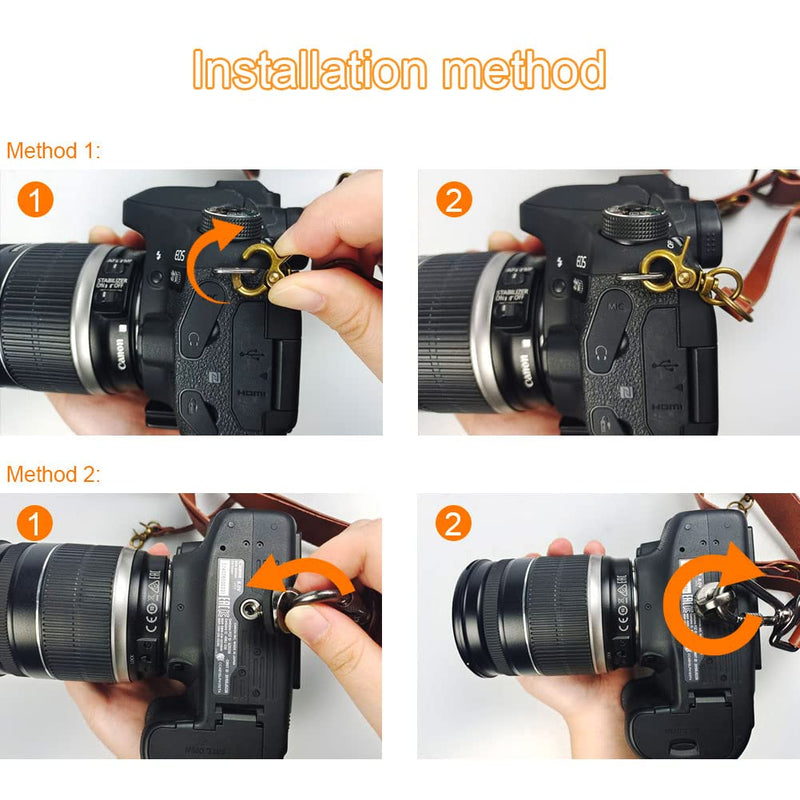 Jumyee Leather Camera Strap, Dual Camera Straps For Photographers Double Camera Harness AdjustableÂ Shoulder StrapsÂ Belt Black