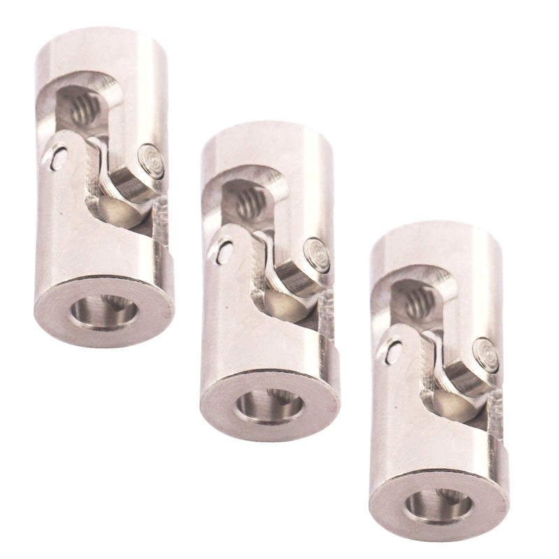 5Pack Vgoohobby Universal Rotatable Steering Shaft U Joint Coupling Motor Connector Coupler for RC Car Robot Crawler Boat (4mm to 5mm) 4mm to 5mm