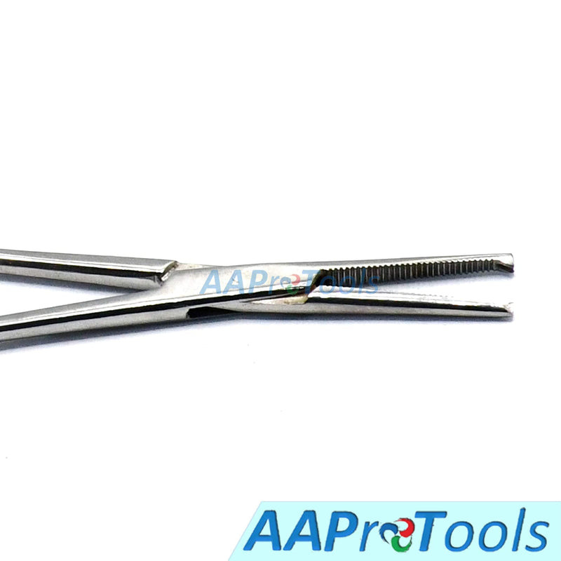 Mosquito Kocher Forceps 5" Teeth 1x2 Straight Hemostat Multi Position Locking Ratched Surgi Instruments