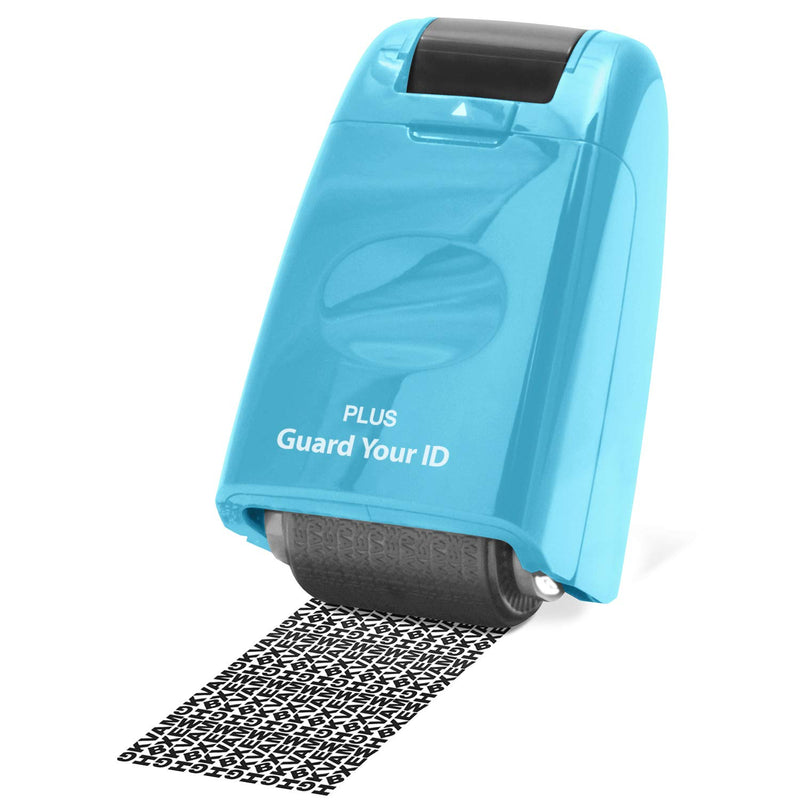 The Original Guard Your ID Identity Protection Security Prevention Stamp Wide Roller (Turquoise) IS-500CM Turquoise