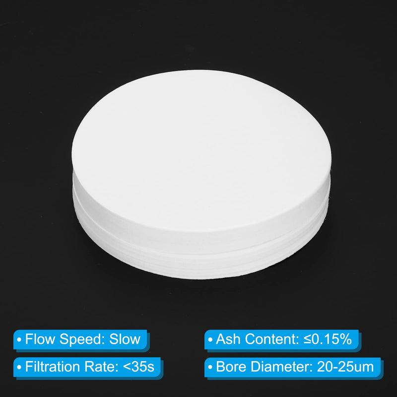 PATIKIL 7cm Quality Filter Paper Fast Round Laboratory Filter Paper Chemical Analysis Industrial Oil Testing Funnel Filter Paper