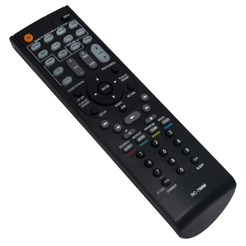 RC-799M Replace Remote Control Applicable for Onkyo AV Audio Video Receiver TX-SR313 HT-R391 HT-RC330 HT-S3500 HT-RC430 HT-R548 HTR391 HTRC330 HTS3500 HTR548 HTRC430