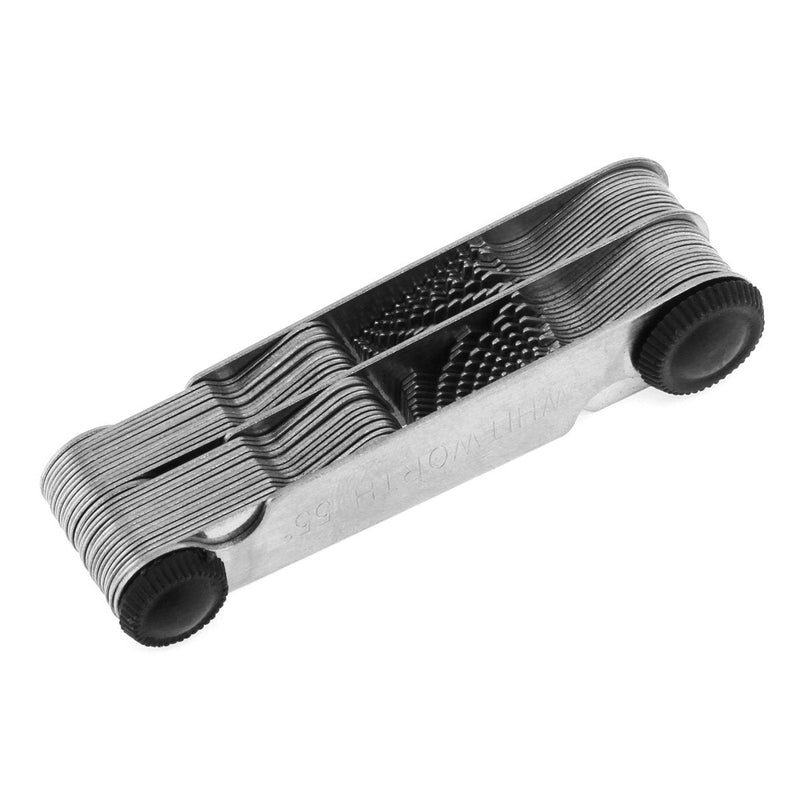 【The Best Deal】OriGlam Screw Thread Pitch Cutting Gauge Tool, Stainless Steel Metric Screw Pitc