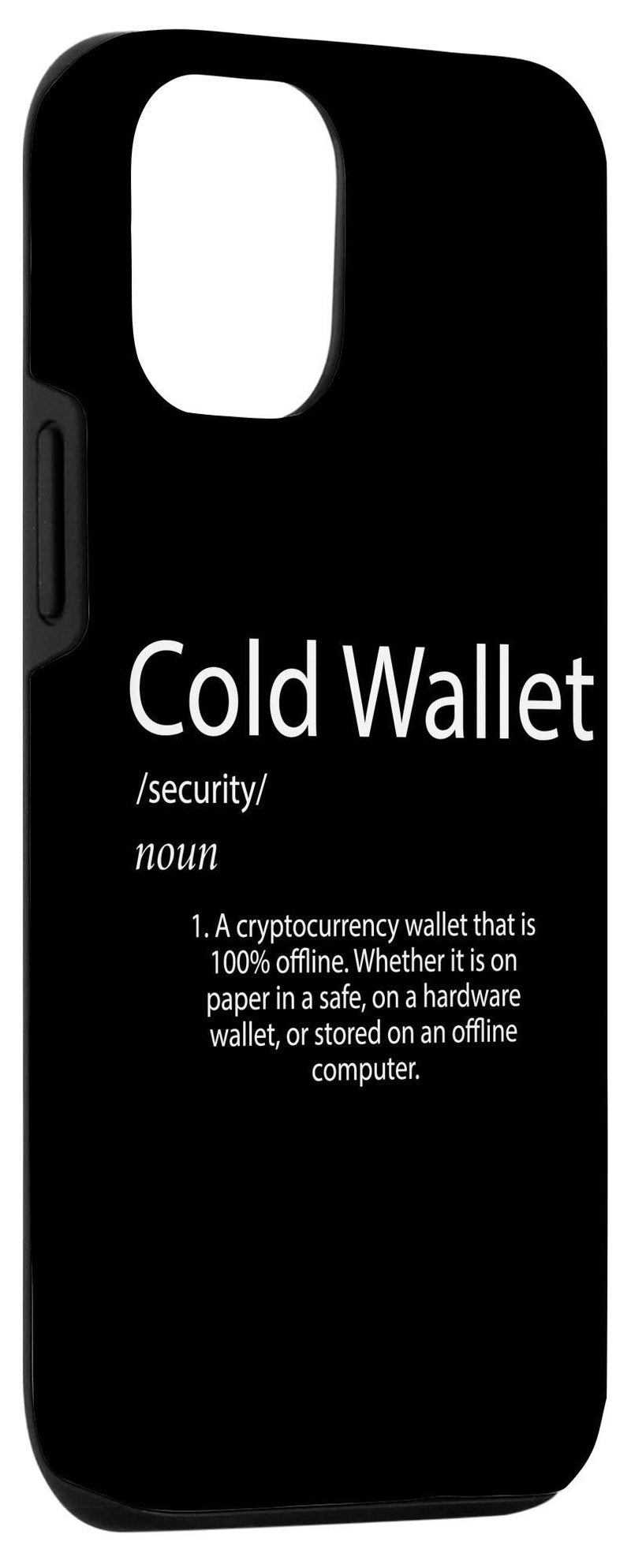 iPhone 12/12 Pro What is A Cold Wallet Cryptocurrency Crypto Bitcoin Wallet Case iPhone 12/12 Pro