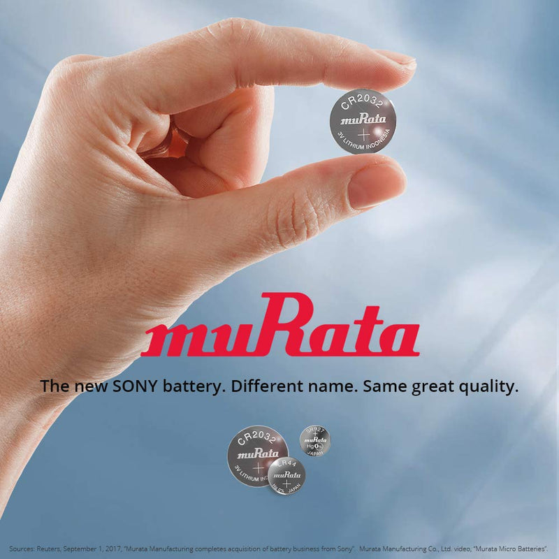 Murata CR1216 Battery DL1216 ECR1216 3V Lithium Coin Cell (10 Batteries) 10 Batteries