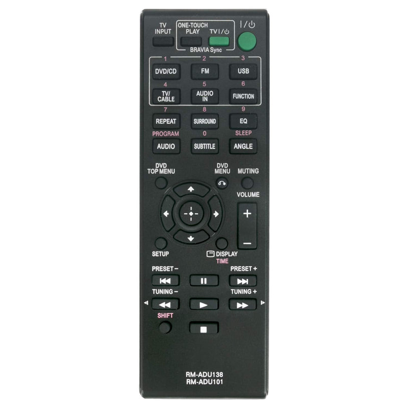 New RM-ADU138 RM-ADU101 Replace Remote Control fit for Sony AV Receiver Home Theater System DAV-TZ140 DAV-TZ145 DAV-TZ150 HBD-TZ130 HBD-TZ140 HBD-TZ145 AV-RZ130 DAVTZ140 DAVTZ145 DAVTZ150 HBDTZ130