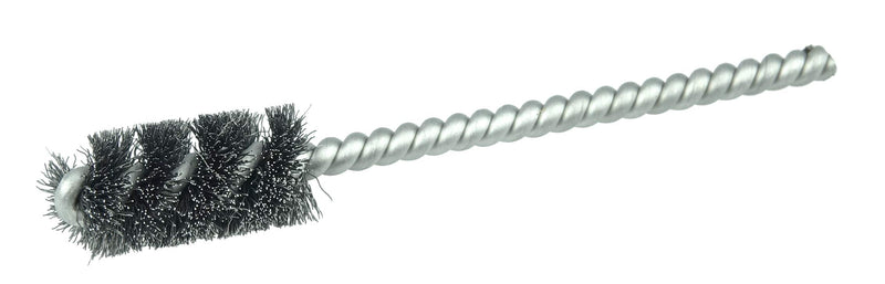 Weiler 21074 1/2" Power Tube Brush, .005" Steel Wire Fill, 1" Brush Length, Made in The USA (Pack of 10) 1/2" Dia x 0.005 Wire Size