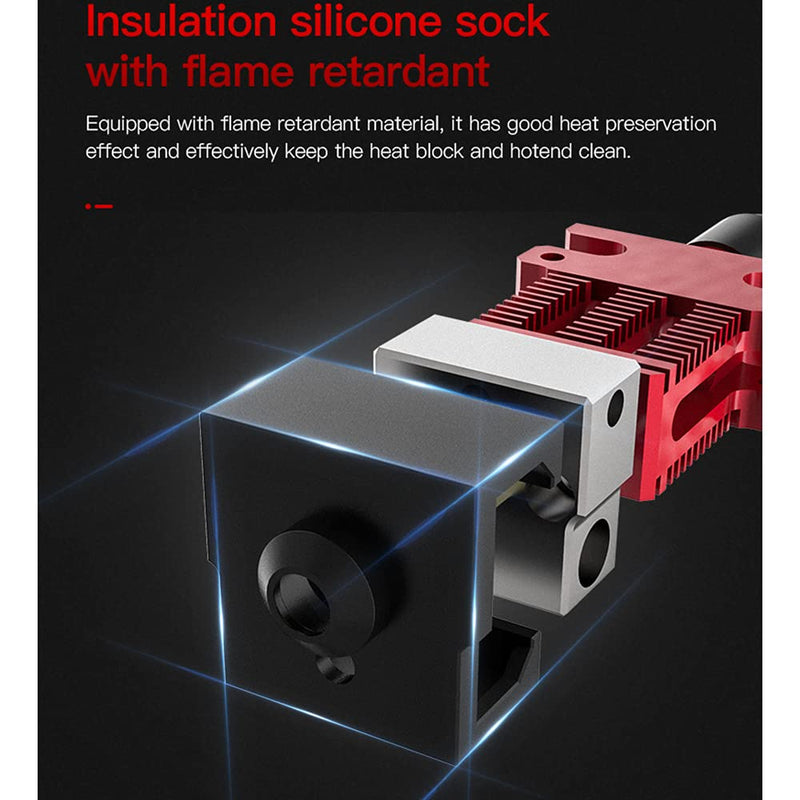 Original Creality CR6 SE Hotend Extruder Full Kit Assembled for CR-6 SE CR6 MAX 3D Printer w/Auto Leveling, Back Support Bracket, Heater, Thermistor, Cooling System