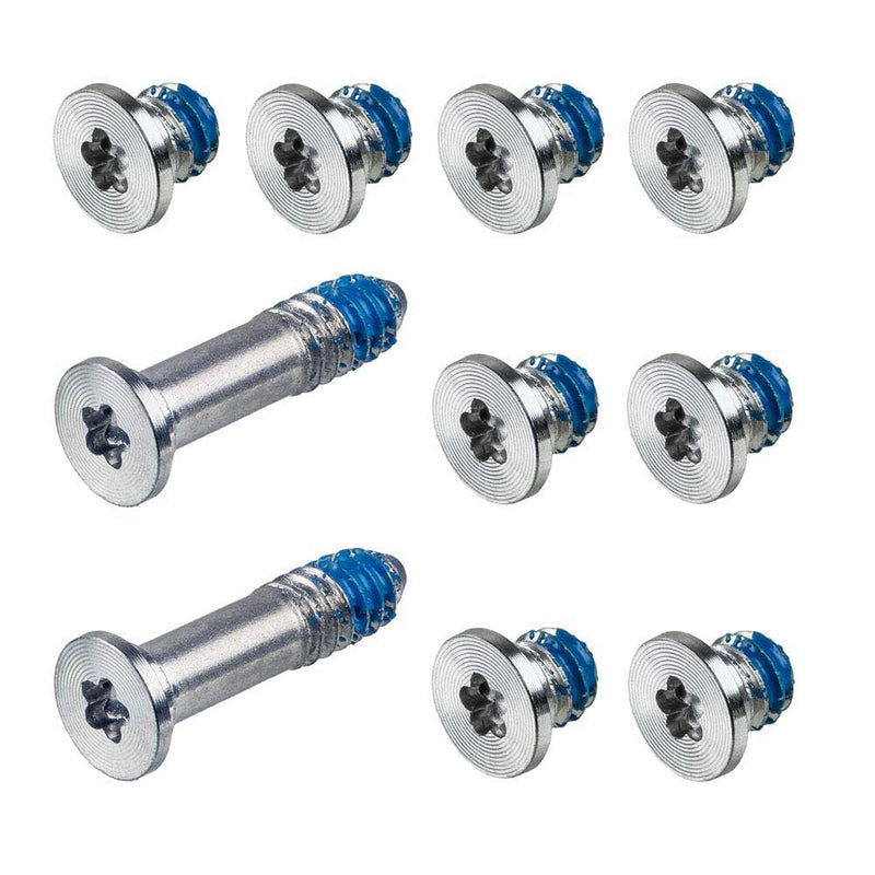 SLAUNT 4 Pack Rubber Case Feet and Replacement Screws (2 Long and 8 Short) Screwdriver Kit Set Compatible with MacBook Air 11inch 13 inch A1370 A1369 A1465 A1466