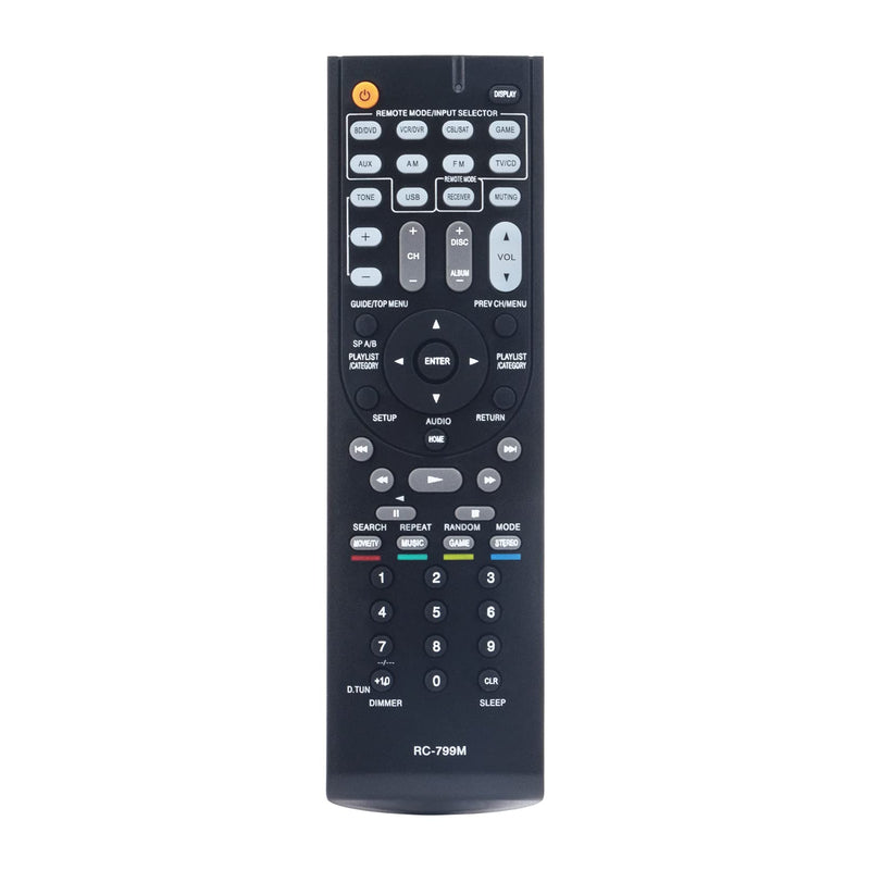 New RC-799M Replaced Remote Control Fit for Onkyo AV Receiver HT-R558 HT-R591 HT-RC330 HT-RC430 HT-S5500 TX-SR309 HT-S5400 HT-R590 TX-SR313 HT-S3500 HT-R391 HT-R558B