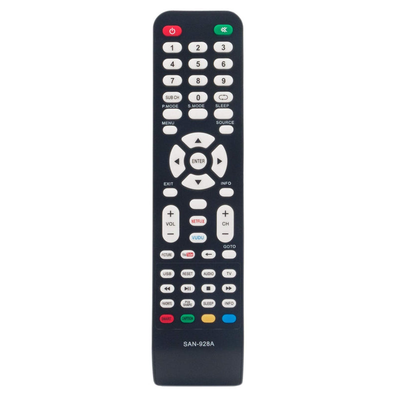 Universal Replace Remote Control fit for Sanyo TV GXCC GXFA GXBD GXBM GXEA GXGA GXHA GXJA GXEC GXDB MC42FN01 C200NS00 MC42NS00 HTR-029 NH315UP NH312UP NH311UP NH316UP NH414UD NH002UD NH316UD NH432UD