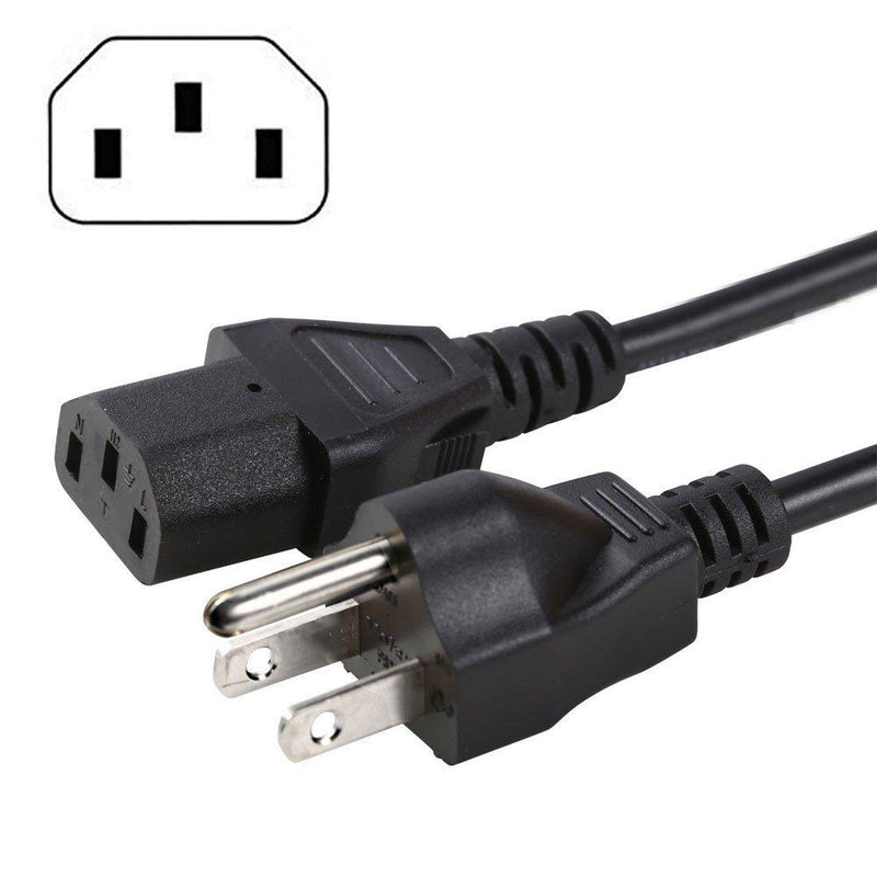 Power Cord Compatible Dynex TV DX-26L150A11 DX-LCD32-09 DX-L42-10A DX-55L150A11 DX-37L150A11 and More 6FT
