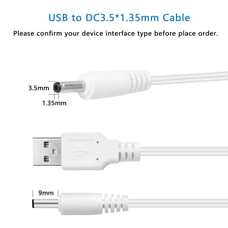 Replacement Charger Cord for FOREO Luna Series Facial Cleanser Foreo Luna/ Luna2/ Luna Mini/Luna Mini 2/FOREO ISSA Series E-Toothbrush USB Charger Cable