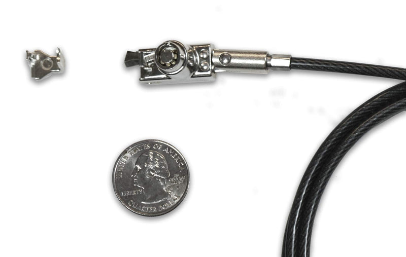 Noble Locks TZ03T Ultra Compact Wedge Lock with Barrel Key for Dell Latitude Laptops
