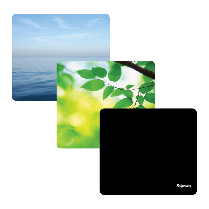 Fellowes Recycled Optical Mousepad, Blue Ocean (5903901)