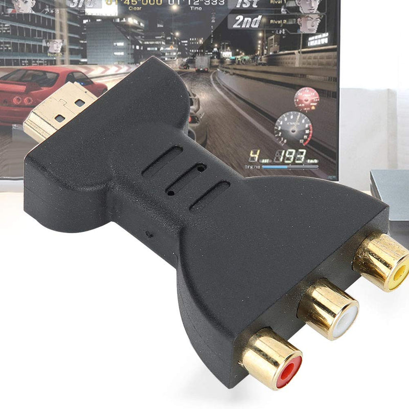 Belissy HDMI to AV Adapter -HDMI to RGB for Component Converter 1080P Audio and Video Synchronization Adapter