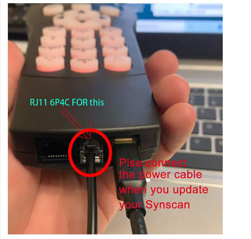 DB9 to RJ11 RJ12 Cable for Skywatcher EQ6 EQ5 HEQ5 EQMOD ASCOM PC to Connect The Synscan HC Upgrade (6ft/180cm, DB9 to RJ11/6p4c) 6ft/180cm
