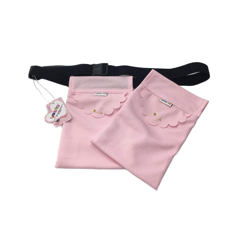 Yesito Mastectomy drainage pouch and Shower pouch for Post Mastectomy Support (Pink)