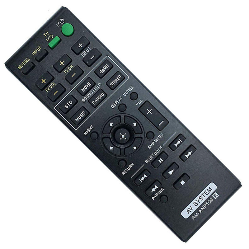 New RM-ANP109 Replace Remote Control fit for Sony Audio Video Home Theater Sound AV System HT-CT260 HT-CT260C HT-CT260H HT-CT260HP HT-CT260W SA-CT260 SA-CT260H SA-WCT260H PN1H Sub RM-ANP084