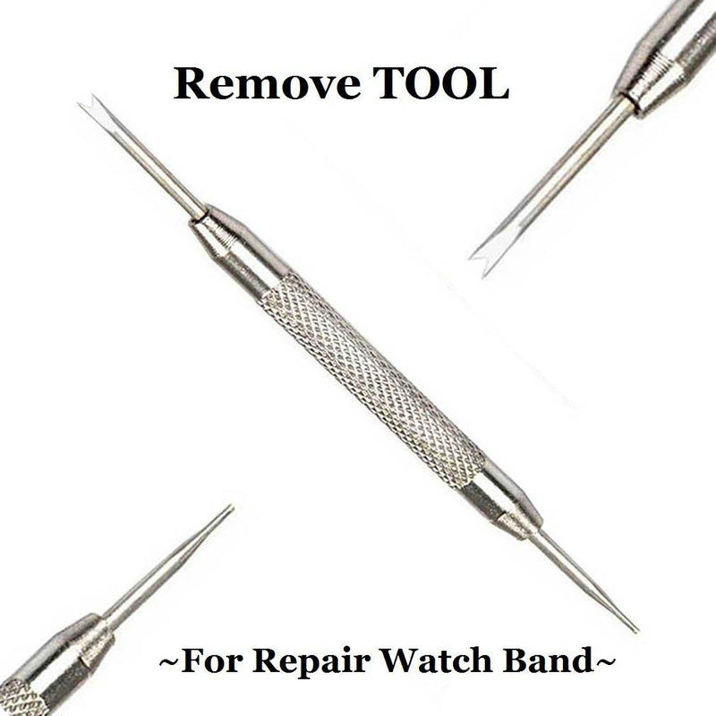 23mm Watch Pins Compatible with Versa 2 /Versa/Versa Lite Pins Quick Release Spring Bars 6PCS - 23mm Stainless Steel Watch Band Pins Diameter 1.5mm + Spring Bar Tool for Versa Smartwatch Silver