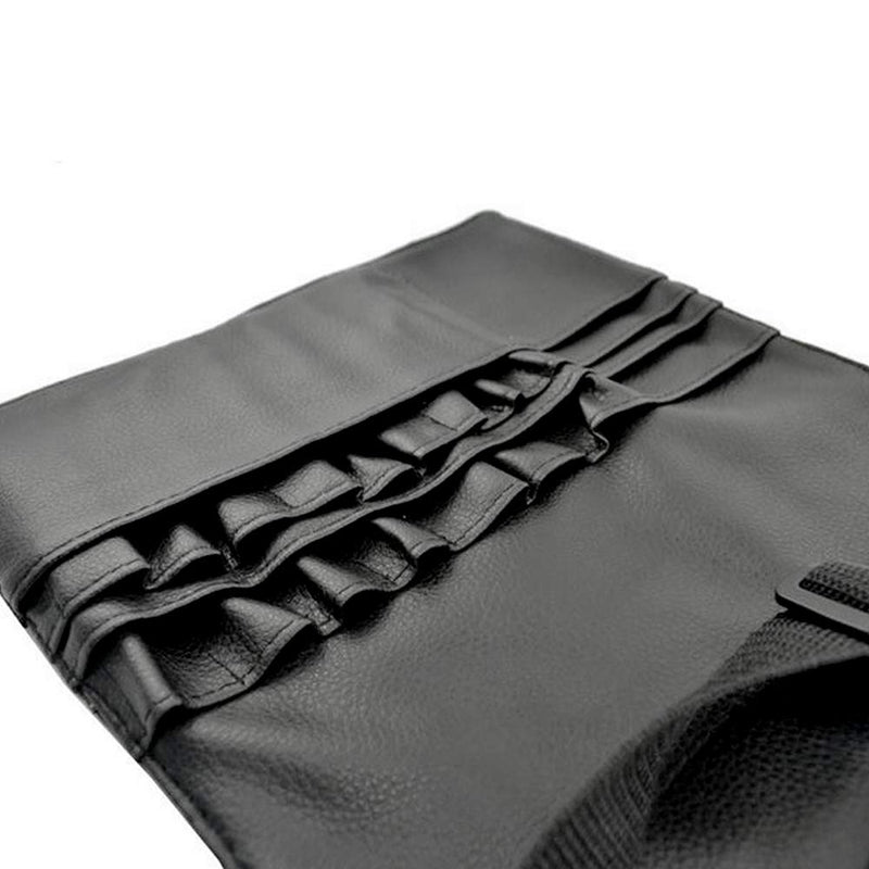 22 Pockets Professional Cosmetic Makeup Brush Bag with Artist Belt Strap