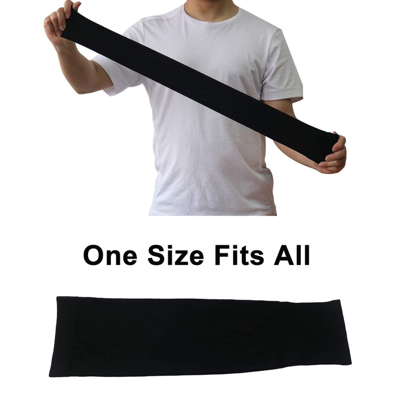 PFFY 2 & 4 Pairs UV Protection Cooling Arm Sleeves for Men and Women UPF 50 Sun Sleeve 2 Pairs Black