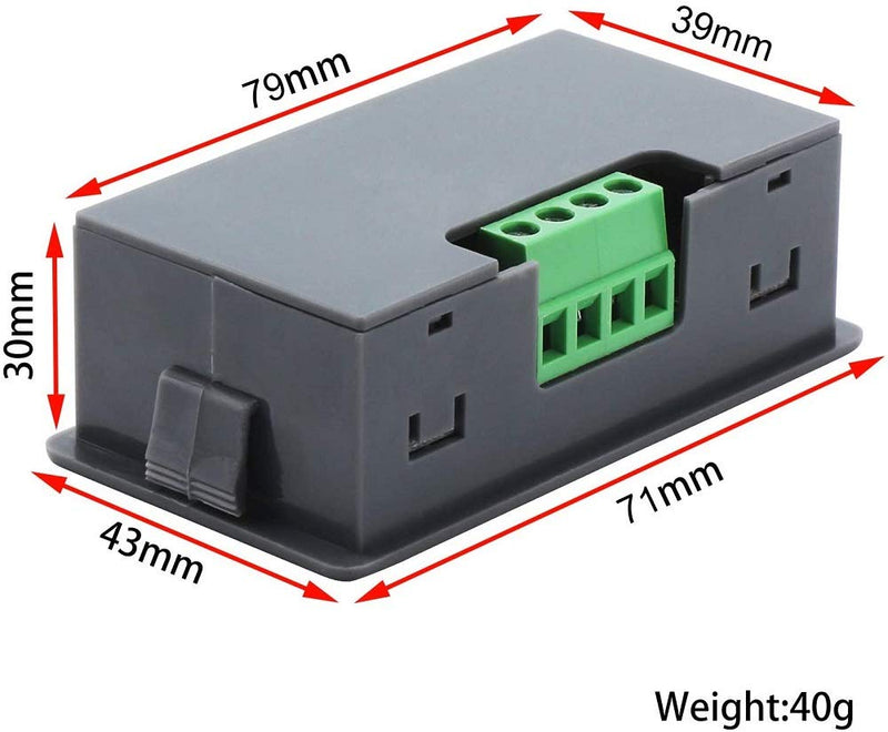 DollaTek PWM Signal Generator 1Hz -150kHz Dual Mode Generator Adjustable Pulse Frequency Duty Ratio Duty Rectangular Square Wave Module with Case