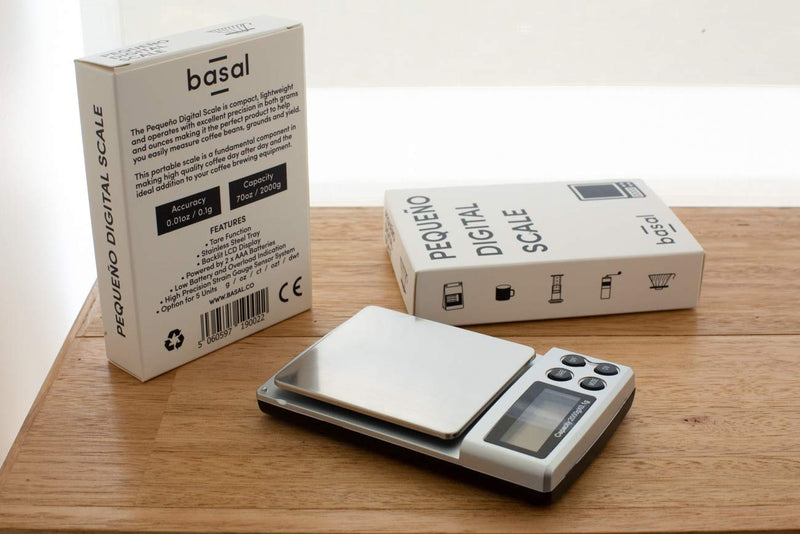 Pequeño Digital Scale For Coffee Grinding/Measuring/Brewing