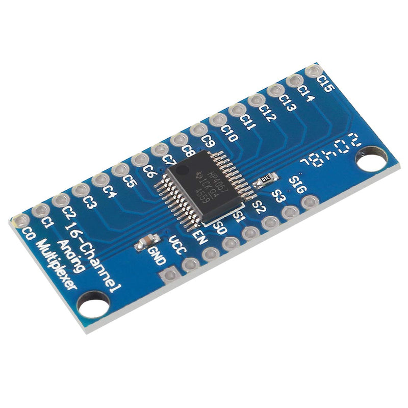 ALMOCN Pack of 10 CD74HC4067 16-Channel Analog Digital Multiplexer Breakout Board Module for Arduino 2V-6V Microcontroller 16 Devices RX Lines