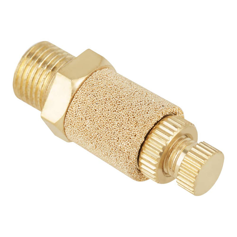 5pcs/set 1/8 BSP Brass Pneumatic Muffler Air Flow Speed Control Gas Silencer