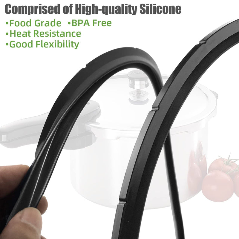 09985 Pressure Canner Sealing Ring - & Overpressure Plug for Presto 01751 01781 01745 01755 Pressure Cooker - 2 Pack