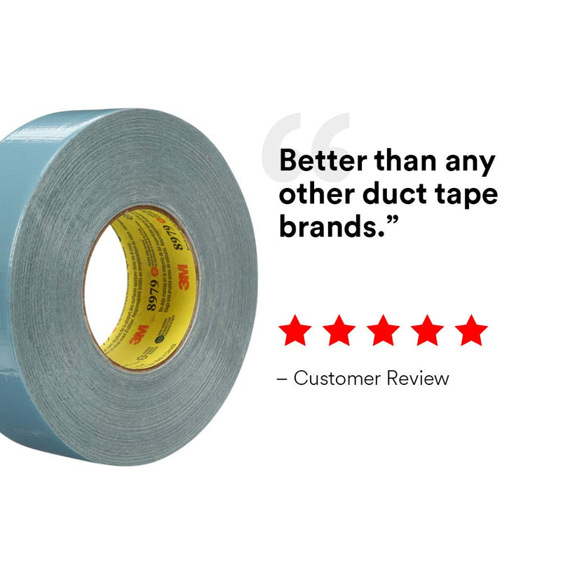 3M 8979 Performance Plus Duct Tape, Slate Blue, 48 mm x 22.8 m x 12.1 mil – High Performance Tape for Splicing/Taping Insulation, Capping Pipe, Temporary Repair and More, 1 Pack 2 in. x 25 yds