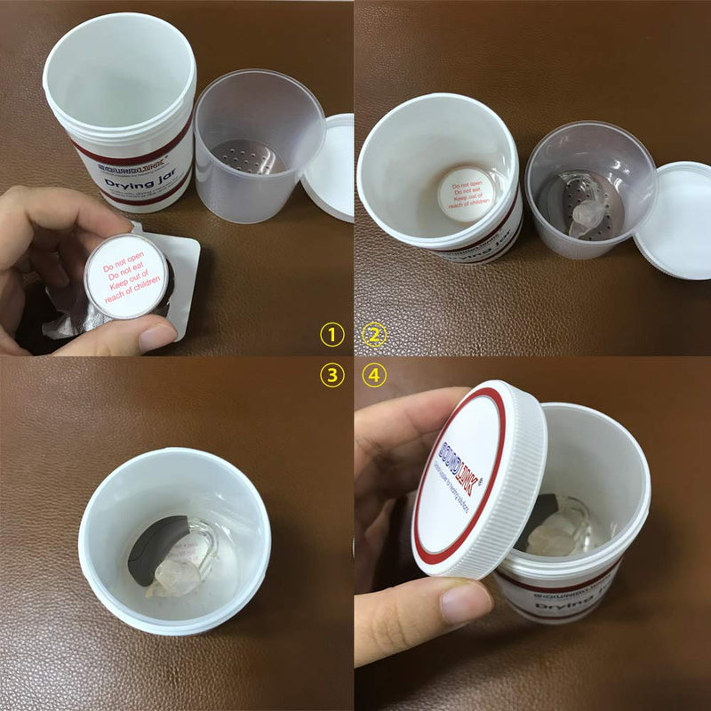 Hearing Aid Drying Capsules for Phonak, Starkey and Unitron Charger Case (2 Cards/Box)