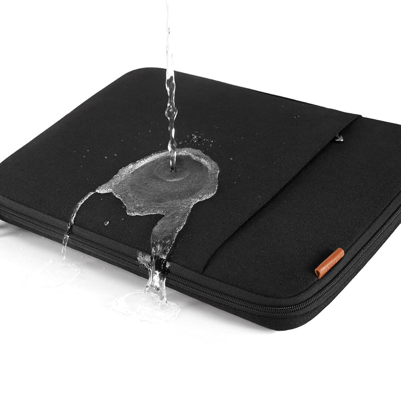 DOMISO 17.3 inch Laptop Sleeve Case Water Resistant Shockproof Protective Computer Bag for 17.3" Notebook/HP Pavilion Envy 17/Dell/Lenovo IdeaPad/LG Gram/MSI/ASUS with Accesory Bag,Black 17-17.3 inch Black