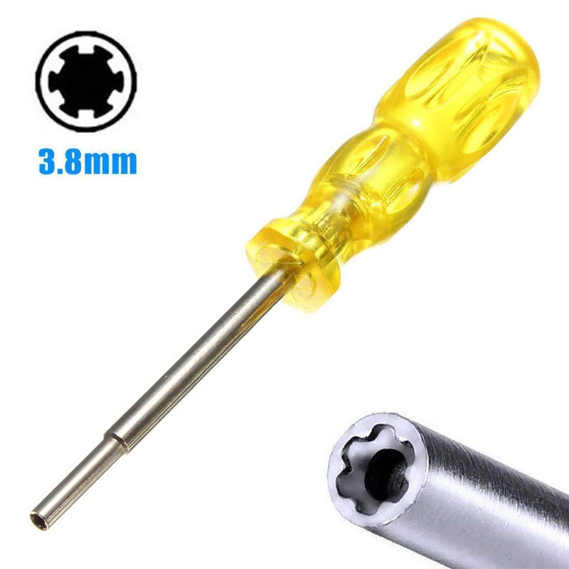 SUNJOYCO 72 Pin Replacement Connector Cartridge Slot and 3.8mm Screwdriver Bit Open Tool for Nintendo NES 8 Bit System - Repair Part 72 Pin Connector+3.8mm Screwdriver