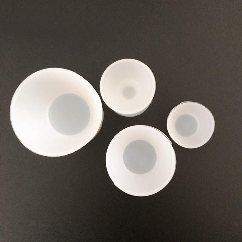 Healifty Dental Silicone Mixing Cup Lab Rubber Mixing Cup Self Coagulation Practical Dental Oral Cup