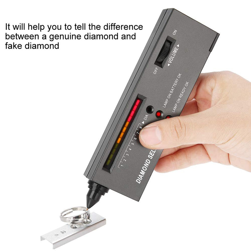 Diamond Tester, Gemstone Tester, Jewerlley Diamond Tester, Professional High Precision Practice Jewerlley Diamond Selector II Moissanite Tester Portable Testing Tool Set, Diamond Selector Moissanite