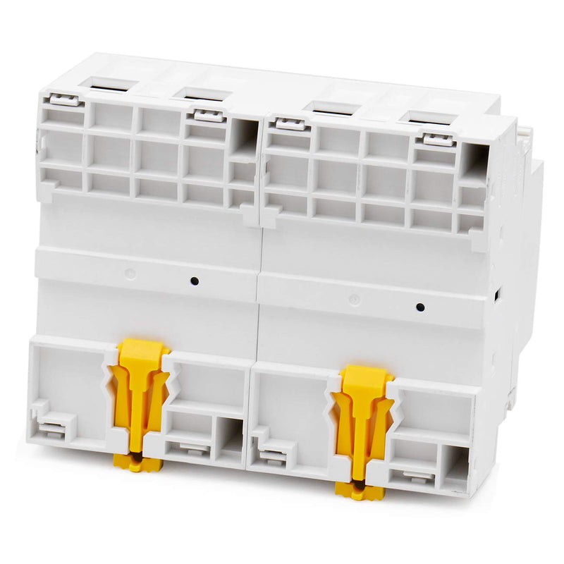 Heschen household AC contactor CT1-100 4 pin four normally open, AC 220V/240V coil voltage, 35mm DIN rail mounting