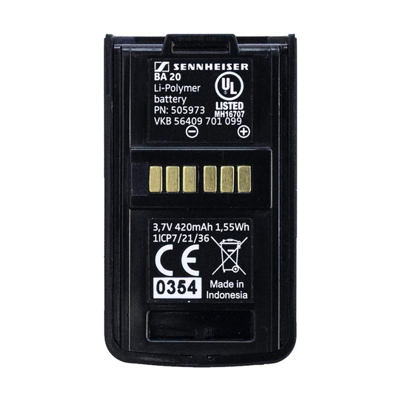 Sennheiser BA 20 Recharging Battery Pack for AVX EKP