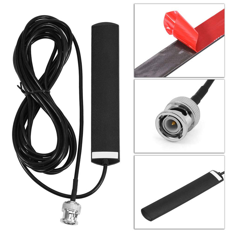 Bewinner 3 Meters / 9.8 ft Mobile Radio Antenna 30MHz -1200MHz Wideband Scanner Mobile Radio Antenna Glass Mount with w/BNC Connector Radio Antenna for Car Truck Motorcycle Harley