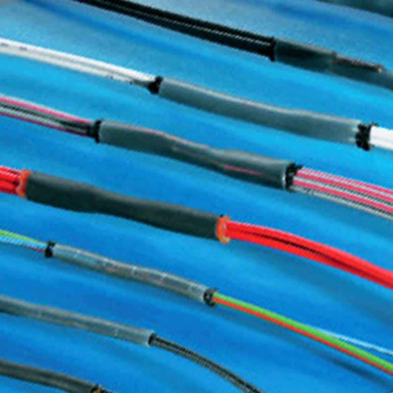 Ted Lele Dual-Wall 3:1 Adhesive Lined Heat Shrink Tubing, 1.5M/5FT, 12.7 mm, 1/2" Black and Red (12.7 mm, 1/2") 12.7 mm, 1/2"