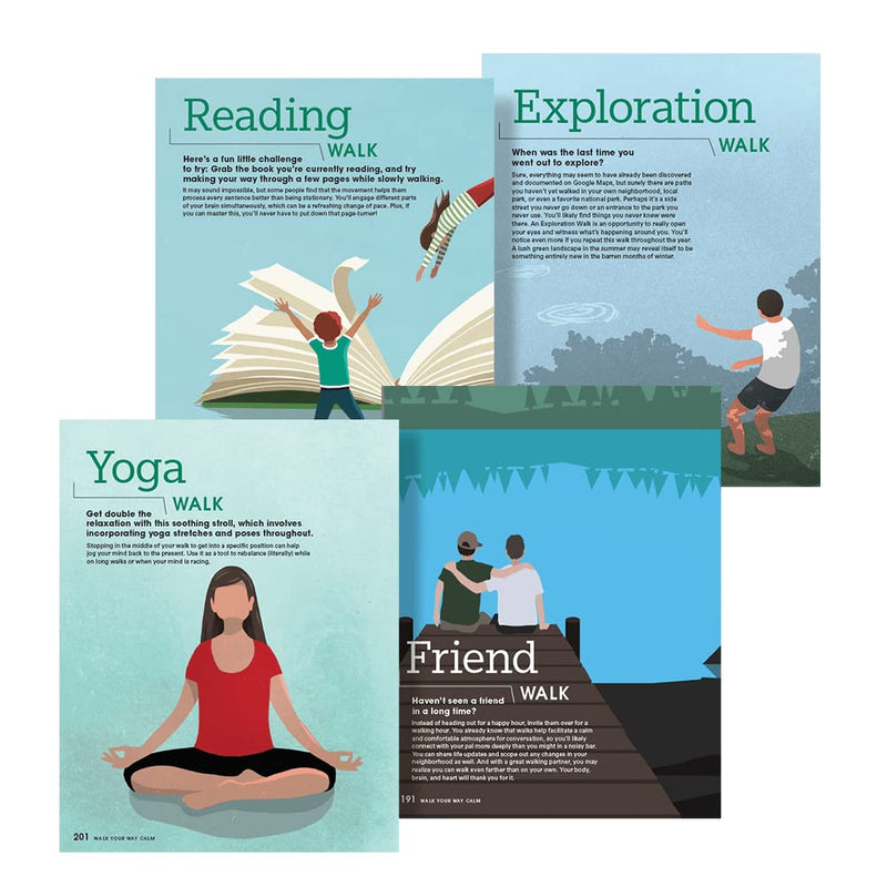 Walk Your Way Calm: A Guided Journal For Uncluttering your Mind with Every Step. Learn How To Tame and Relieve Anxiety, Stress, and Overthinking while Adapting a Healthy Moving Lifestyle!